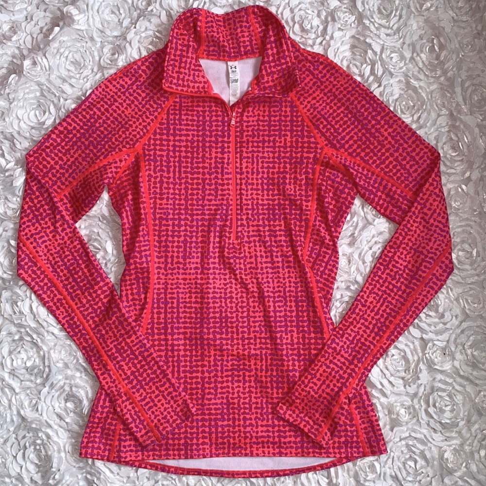 . Under Armour cold gear 3/4 zip sweater size small
